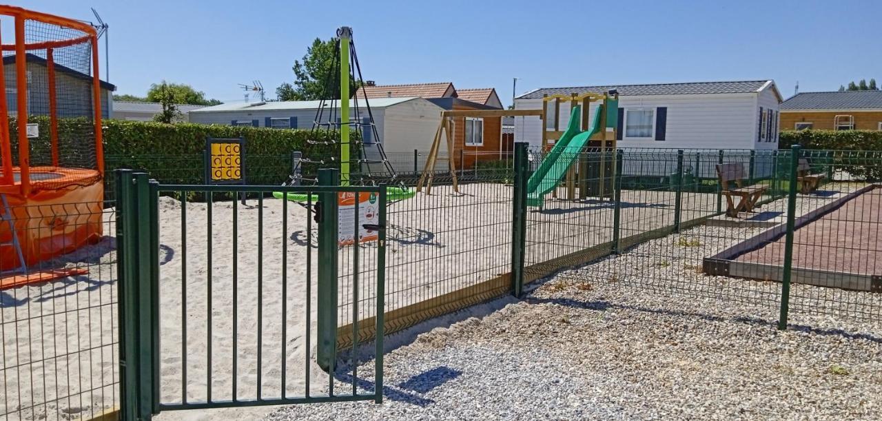 Mobil Home-Les Lins Bleus Biville-sur-Mer Экстерьер фото